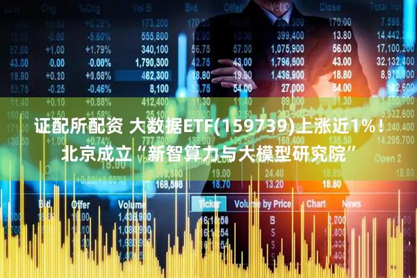 证配所配资 大数据ETF(159739)上涨近1%！北京成立“新智算力与大模型研究院”