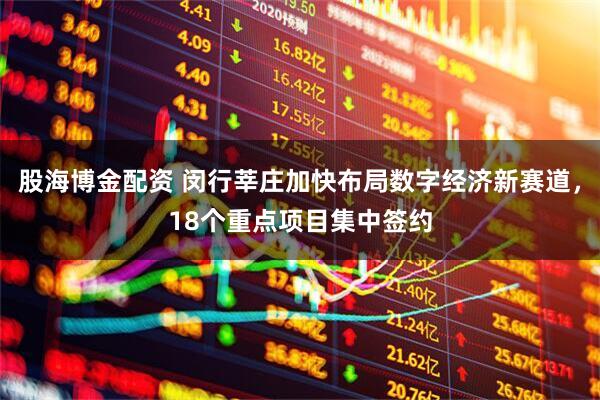 股海博金配资 闵行莘庄加快布局数字经济新赛道，18个重点项目集中签约